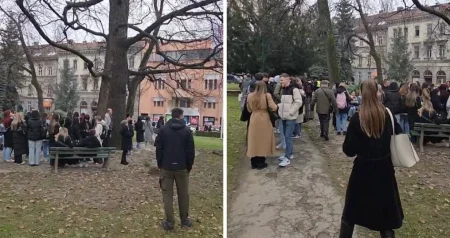(VIDEO) Počeo protest sarajevskih studenata: Pogledajte šta se dešava ispred zgrade Vlade KS