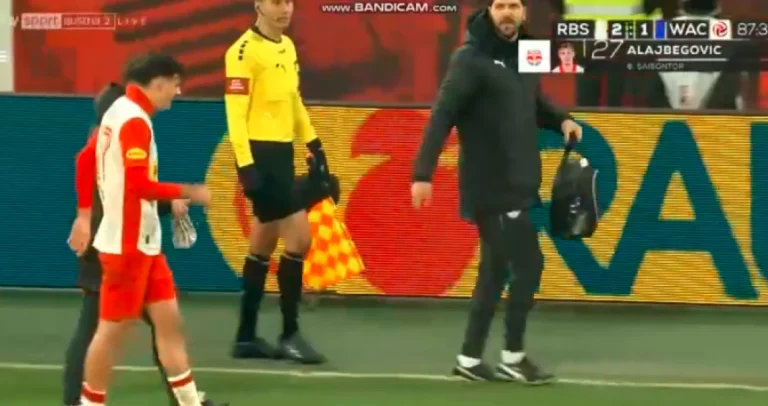 (VIDEO) Pogledajte šta su navijači Salzburga uradili dok je povrijeđeni Alajbegović napuštao teren…