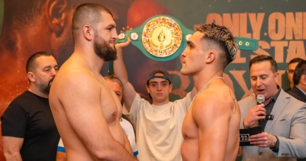 Vaganje pred BORBU KARIJERE: Ahmed Krnjić čak 30 kilograma teži od Kevina Ramireza