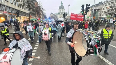 Demonstranti u Švedskoj zahtijevaju prekid prodaje oružja Izraelu