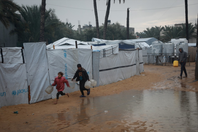 Više od 800.000 stanovnika Gaze u opasnosti od poplava dok zima produbljuje humanitarnu krizu