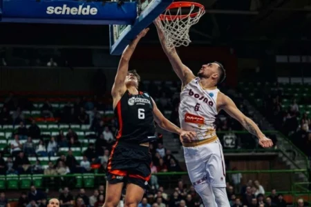 Košarkaši Bosne u neizvjesnoj završnici savladali ekipu Cedevita Junior