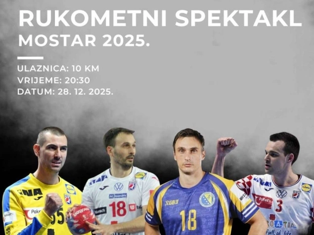 Mostar u nedjelju domaćin petog rukometnog ALL STAR spektakla Mostar u nedjelju domaćin petog rukometnog ALL STAR spektakla
