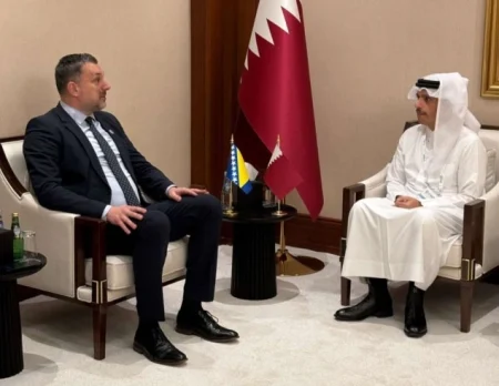 Konaković razgovarao sa premijerom i ministrom vanjskih poslova Države Katar Konaković razgovarao sa premijerom i ministrom vanjskih poslova Države Katar