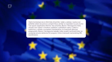 Nacrt zaključaka Evropskog vijeća o BiH: Kritika sporih reformi, pohvala ograničenom napretku u temeljnim pravima