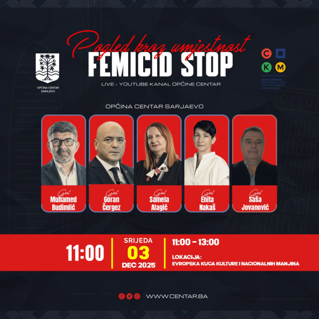 U Sarajevu izložba, kreativna radionica i panel Femicid Stop! – Pogled kroz umjetnost U Sarajevu izložba, kreativna radionica i panel Femicid Stop! – Pogled kroz umjetnost