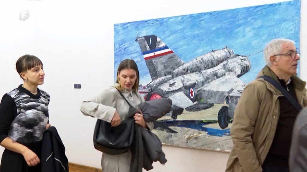 U Banjoj Luci otvorena izložba Rana u planini slikara Slobodana Vidovića