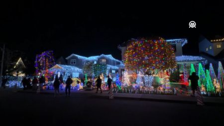 San Carlos u Kaliforniiji privlači posjetioce spektakularnim ukrasima