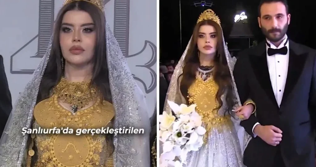 Kada se pretjera sa luksuzom: Mlada na vjenčanju od težine zlata jedva stajala na nogama