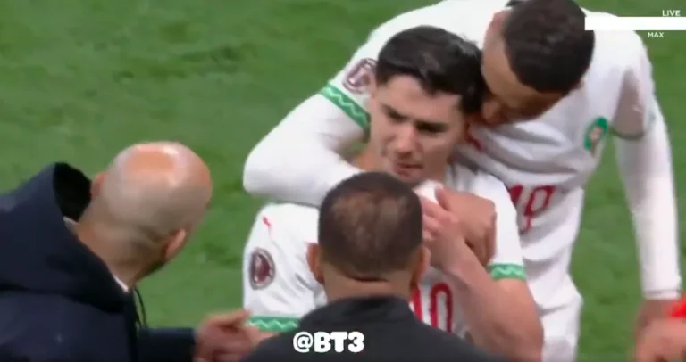 (VIDEO) Šta bi mu uradio Halilhodžić? Pogledajte razgovor selektora Maroka i Brahima Diaza nakon skandaloznog penala