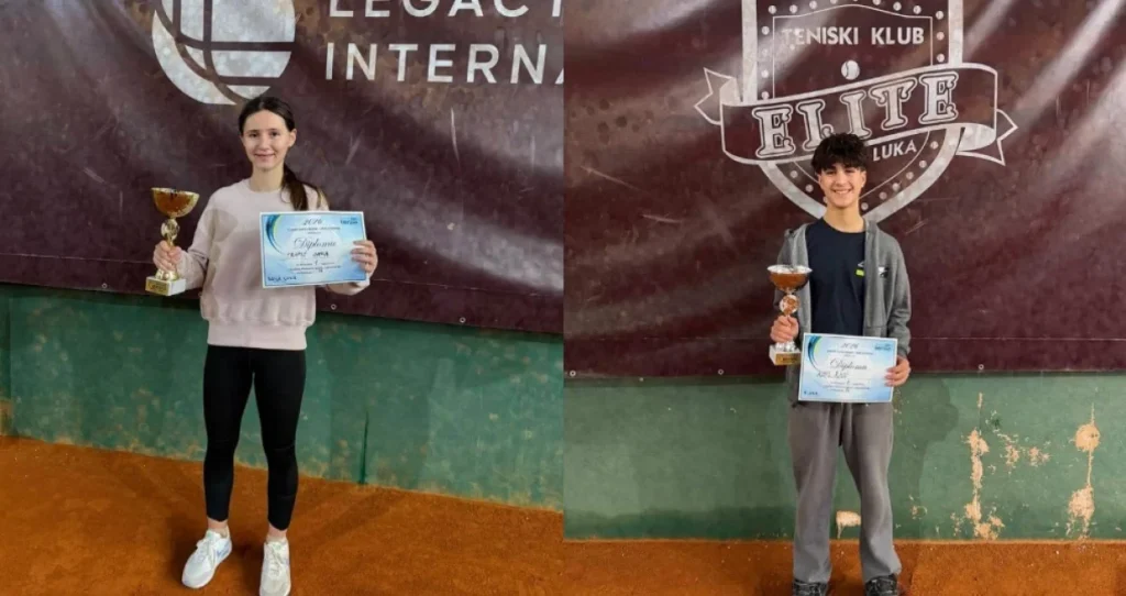 Kan Ahić i Sara Tripić prvaci BiH do 14 godina