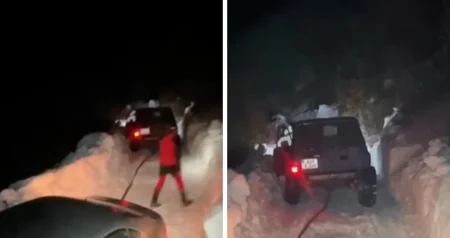 GSS Prenj spasio državljane Hrvatske koji su zbog navigacije zapeli na opasnoj dionici u snijegu