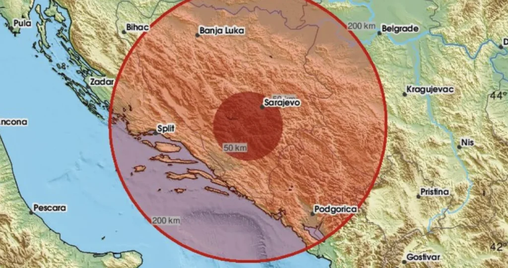 Zemljotres na jugu BiH? Građani javljaju: Jak zvuk kao grom, kratko protutnjalo