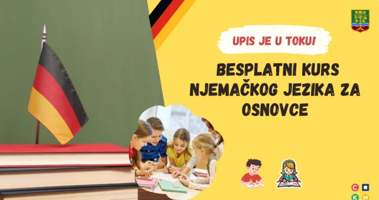 Centar kulture i mladih Općine Centar: U toku je upis na besplatni kurs njemačkog jezika za osnovce
