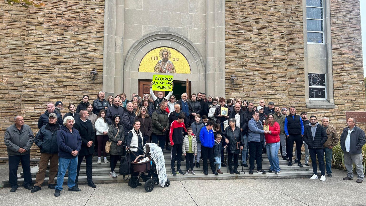 Beograde, da li nas čuješ: Meseci protesta ispred srpske crkve u Klivlendu