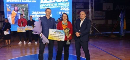 Jasminka Pečenković najbolja sportistkinja USK za 2025. godinu Jasminka Pečenković najbolja sportistkinja USK za 2025. godinu