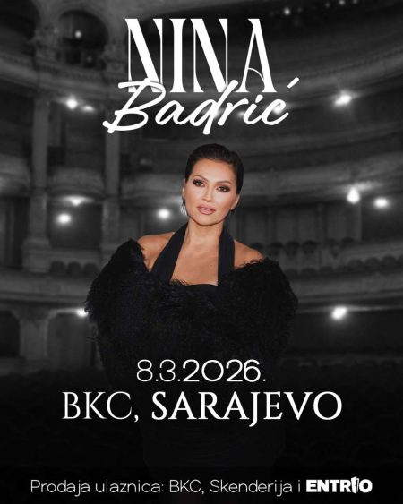 Nina Badrić za Dan žena u Sarajevu: Muzička gala večer u BKC-u