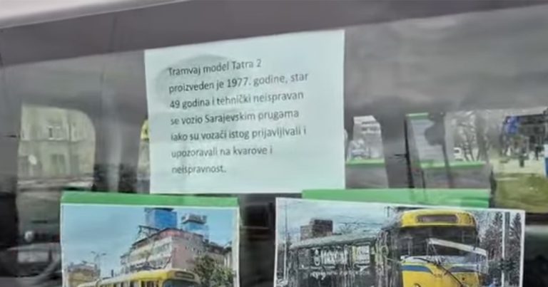 Studentski zahtjevi ispisani na kombiju (VIDEO) Studentski zahtjevi ispisani na kombiju (VIDEO)