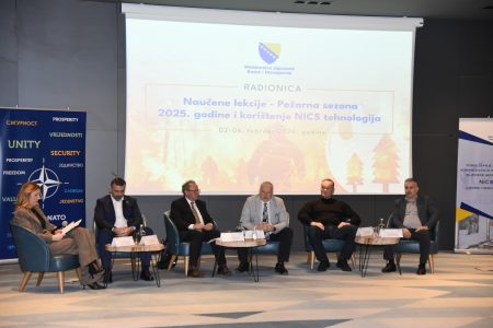 Odjeljenje za javnu sigurnost učestvovalo na radionici o prevenciji šumskih požara i kriznom odgovoru