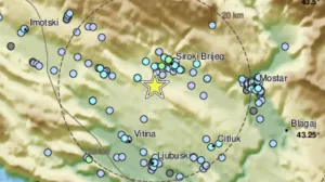 Dva zemljotresa zatresla BiH: Osjetilo se dobro, jak tutanj uz podrhtavanje