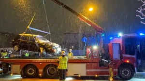 (VIDEO) Horor na autocesti u Santiagu: Tekući plin raznio sedam automobila