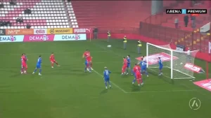 Armin Spahić pogodio za vodstvo Veleža protiv Širokog Brijega