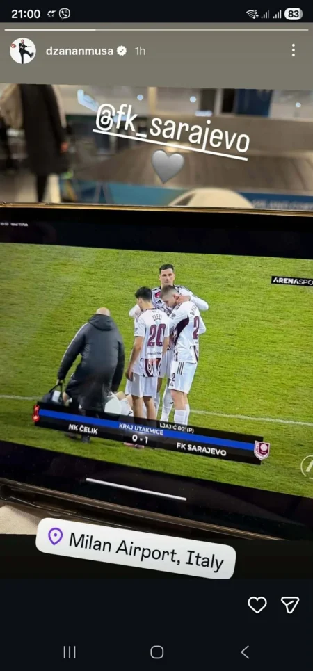 Džanan Musa već je omiljen navijačima Sarajeva, no večerašnji potez učinit će ga BESMRTNIM…