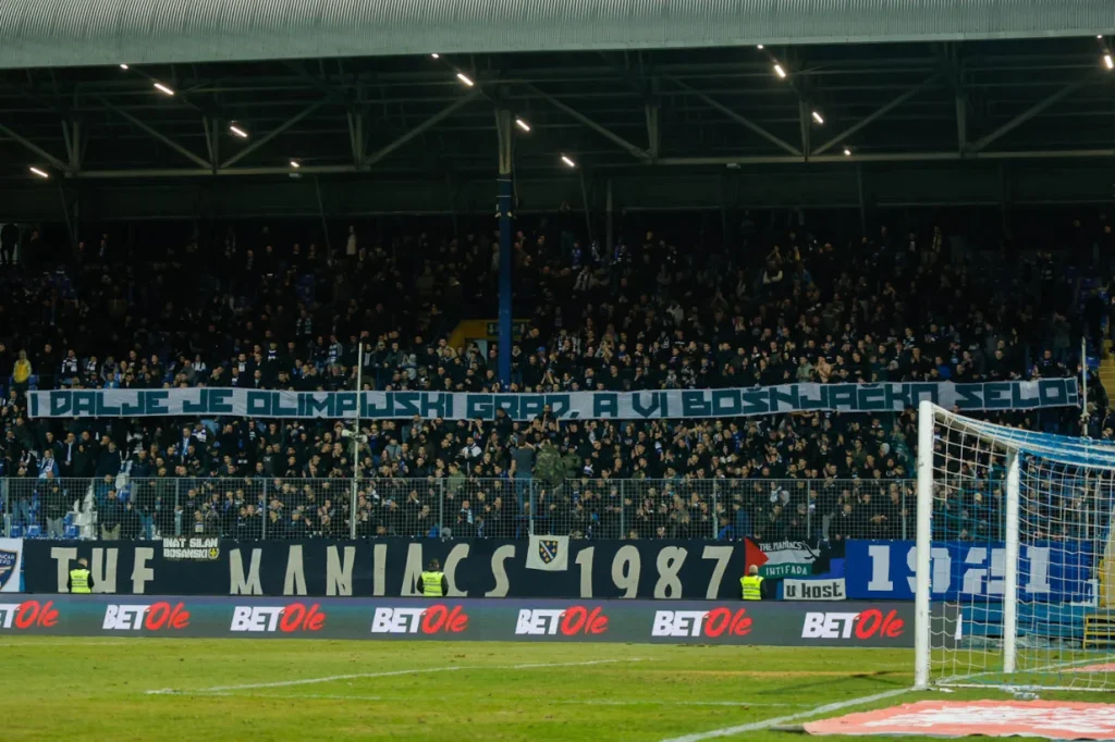 (FOTO) Ovo su parole kojima su Manijaci provocirali Sokolove na Grbavici: Vi ste bošnjačko…