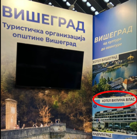 Višegradski Hotel Vilina Vlas u kojem su silovane Bošnjakinje u ponudi Beogradskog sajma turizma pod sloganom od kulture do avanture Višegradski Hotel Vilina Vlas u kojem su silovane Bošnjakinje u ponudi Beogradskog sajma turizma pod sloganom od kulture do avanture