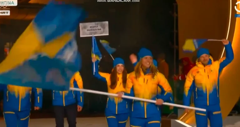 (VIDEO) Elvedina Muzaferija i Marko Šljivić ponijeli zastave BiH, pogledajte izlazak naših olimpijaca