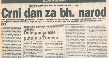 Granata sa položaja Vojske RS: Na današnji dan 1994. godine ubijeno 68 Sarajlija na Markalama