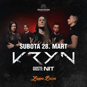 Riječki sastav Kryn u „Zappa Bazi“ 28.marta 2026!