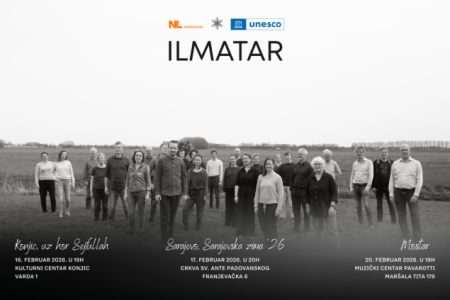 Koncerti nizozemskog hora Ilmatar u Konjicu, Sarajevu i Mostaru