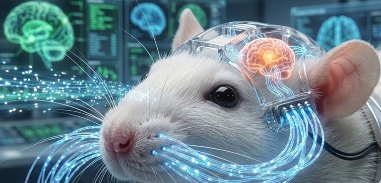 Ljudski organoid mozga u glavi štakora