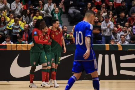 Futsal reprezentacije Španije i Portugala u finalu EP