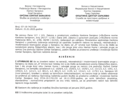 Rekonstruisana tramvajska pruga ima sve upotrebne dozvole