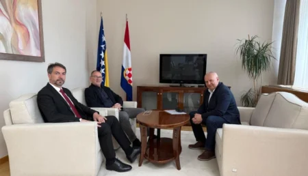 Marinko Čavara razgovarao s novoimenovanim predsjednikom Olimpijskog odbora BiH Davorom Komšićem