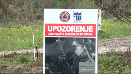 Klizište nadomak Maglaja ugrožava stambene objekte i Koridor 5c