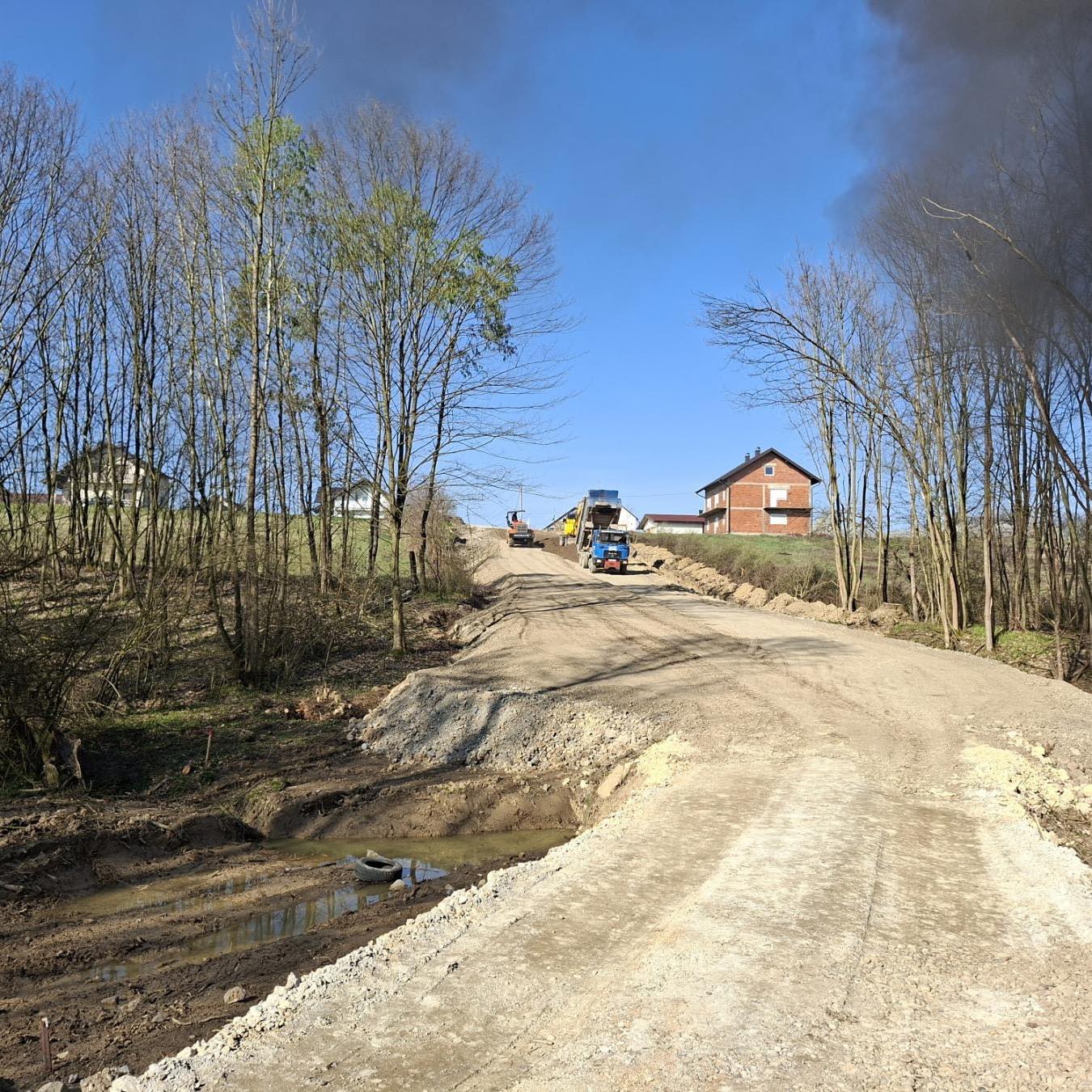 JP PUTEVI BRČKO: Radovi na izgradnji ulice Fra Ilije Starčevića u MZ – Gredice.