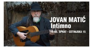 19.03. koncert Jovana Matića na bini kluba „Sprat“!