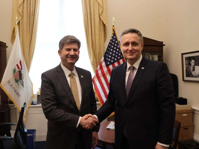 Bećirović s kongresmenima Walkinshawom i Schneiderom: BiH opredjeljena za čanstvo u NATO-u i EU Bećirović s kongresmenima Walkinshawom i Schneiderom: BiH opredjeljena za čanstvo u NATO-u i EU