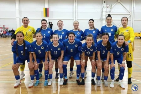 Ženska futsal reprezentacija Bosne i Hercegovine remizirala protiv Engleske