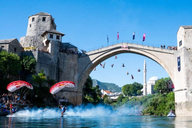 Mostar ipak u kalendaru Red Bull Cliff Diving natjecanja Mostar ipak u kalendaru Red Bull Cliff Diving natjecanja