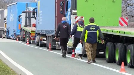 Dogovor djelimičan, protesti prevoznika se nastavljaju