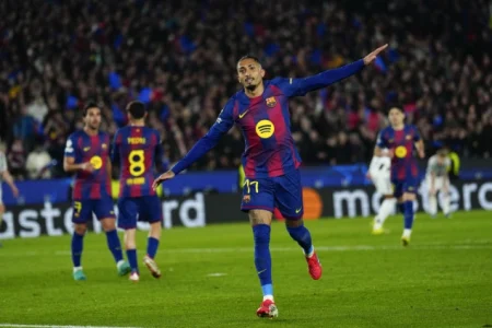 Fudbaler Barcelone Raphinha najbolji igrač Lige šampiona u ovoj sedmici