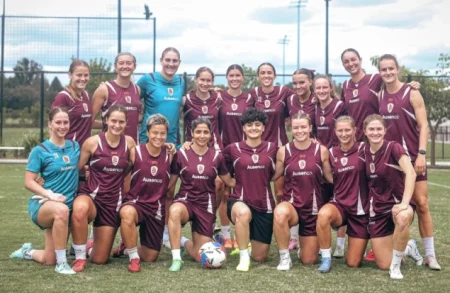 Dvije iranske fudbalerke trenirale sa igračicama Brisbanea