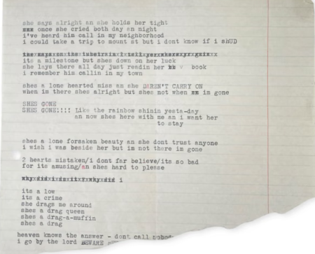 Otkriven rijedak rukopis Bob Dylana: Nacrt pjesme Im Not There pronađen nakon skoro 60 godina i ide na aukciju