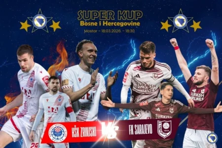 Zrinjski i Sarajevo za trofej u Superkupu