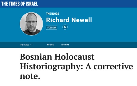 Times of Israel: Milorad Dodik poluistinama o učešću Bošnjaka u zločinima nad Jevrejima izobličava Holokaust čineći štetu sjećanju na ubijene Times of Israel: Milorad Dodik poluistinama o učešću Bošnjaka u zločinima nad Jevrejima izobličava Holokaust čineći štetu sjećanju na ubijene