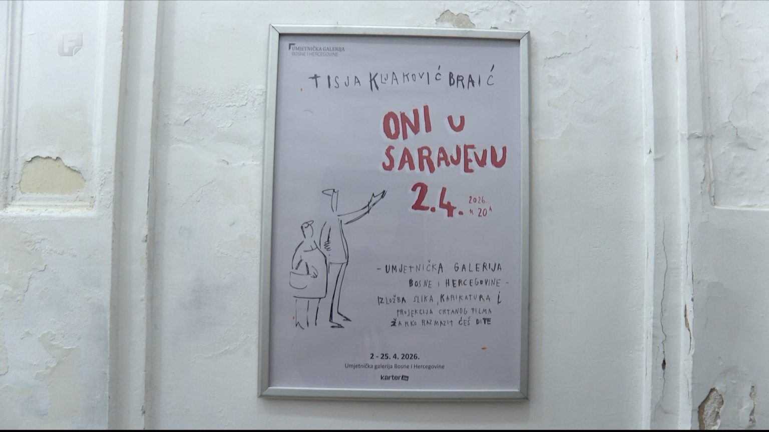 Izložba Oni Tisje Kljaković Braić u Umjetničkoj galeriji BiH